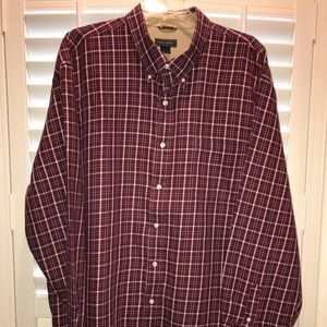 Saddlebred Men’s Casual Cotton Long Sleeve Shirt